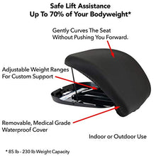 Load image into Gallery viewer, Carex Uplift Premium Seat Assist With Memory Foam - Chair Lift And Sofa Stand Assist - 70% Seat Lift Assistance Up To 230lbs, Standard
