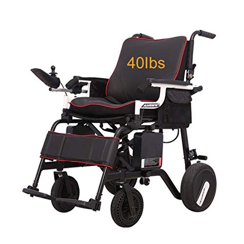 Rubicon Easy to Carry, Lightweight Foldable Electric Wheelchairs. Only 40lbs - Support 265 Lbs