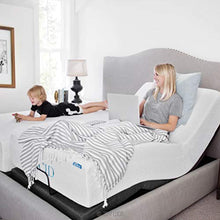 Load image into Gallery viewer, LUCID L300 Bed Base-5 Minute Assembly-Dual USB Charging Stations-Head and Foot Incline-Wireless Remote Adjustable, Twin XL, Charcoal
