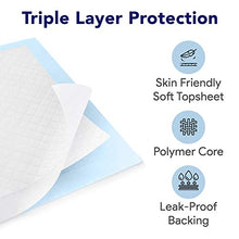 Load image into Gallery viewer, Premium Disposable Chucks Underpads 12 Pack, 23&quot; x 36&quot; - Highly Absorbent Bed Pads for Incontinence and Senior Care - Leak Proof Protection - for Low Air Loss Mattresses
