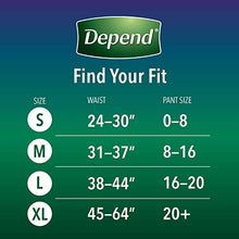Load image into Gallery viewer, Depend Night Defense Incontinence Overnight Underwear for Women, 30 bedtime pants, Large
