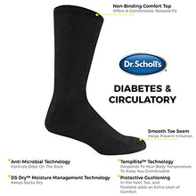 Load image into Gallery viewer, Dr. Scholl&#39;s Men&#39;s Diabetes &amp; Circulatory (4pk), White, Shoe Size:7-12
