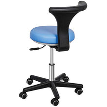 Load image into Gallery viewer, Happybuy Medical Dental Stool Dentist Chair with 360 Degree Rotation Armrest PU Leather Assistant Stool Chair Height Adjustable from 18.9 to 24.4inches
