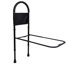 Load image into Gallery viewer, Vaunn Medical Bed Rail Assist &amp; Height Adjustable Grab bar Handle for Adults &amp; Seniors, Charcoal Black
