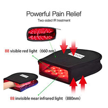 Load image into Gallery viewer, 880nm LED Near Infrared Red Light Therapy Devices for Hand Pain Relief Double Side pad for Fingers Wrist
