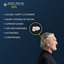 Load image into Gallery viewer, Audien Hearing EV1 Rechargeable Hearing Amplifier to Aid and Assist Hearing, Rechargeable and Nearly Invisible
