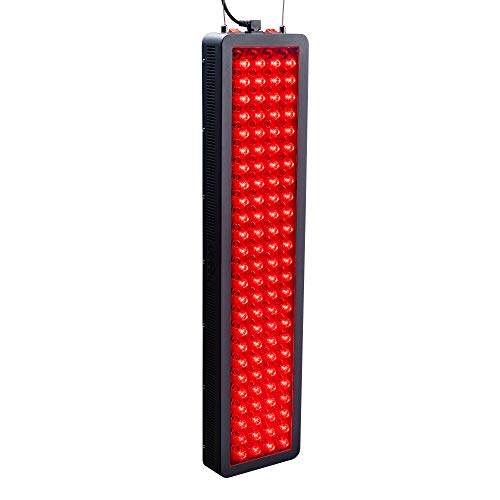Red Light Therapy by Hooga, 660nm 850nm, Near Infrared LED Light Therapy, 200 LEDs. High Power, Low EMF Output. for Energy, Pain Relief, Skin Health, Beauty, Anti Aging and Performance. HG1000.