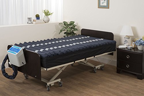Alternating Pressure Bariatric Mattress for Hospital Beds with Pump - Low Air Loss, Quilted Nylon Cover - Extra Wide 80