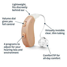 Load image into Gallery viewer, MDHearingAid AIR Hearing Aid (Set of 2), Crystal-Clear Digital Sound, 4 Environment Programs, Perfect for Glasses, Nearly Invisible, Hear Clear
