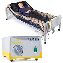 Load image into Gallery viewer, Air Mattress for Hospital Bed Or Home Bed, Includes Electric Quiet Air Pump - Medical Air Mattress, Low Air Loss Mattress - Inflatable Comfortable Pads - Prevents &amp; Treat Pressure Wounds, Sore, Ulcer
