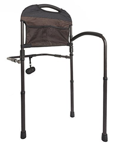 Stander Mobility Rail, Senior Bed Rail and Assist Bar with Swing-Out Mobility Arm and Organizer Pouch
