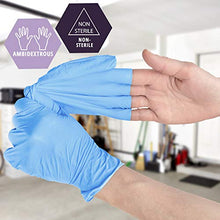 Load image into Gallery viewer, Medpride Synthetic Nitrile-Vinyl Blend Exam Glove, Small 100 - Powder Free, Latex Free &amp; Rubber Free - Single Use Non-Sterile Protective Gloves for Medical Use, Cooking, Cleaning &amp; More
