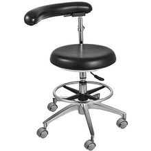 Load image into Gallery viewer, VEVOR Medical Dental Stool Dentist Chair with 360 Degree Rotation Armrest PU Leather Assistant Stool Chair Height Adjustable Doctor Chair
