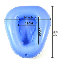 Load image into Gallery viewer, Portable Air Cushions Bedpan, Inflatable Potty Bedside Toilet Nursing Urinals for Bedridden Elder Bedbound Patient Healthcare, Blue
