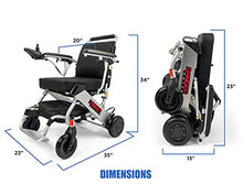 Load image into Gallery viewer, Porto Mobility Ranger Royce World&#39;s Lightest (only 40lbs) Ultra Portable, Most Compact Foldable Power Wheelchair,Weatherproof, Aircraft Aluminum, Dual Motor Airplane Ready Folding Electric Wheelchair
