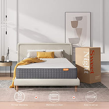 Load image into Gallery viewer, Sweetnight Full Mattress, Breeze 10 Inch Full Size Mattress, Infused Gel Memory Foam Mattresses for Cool Sleep, Supportive &amp; Pressure Relief, Medium Firm
