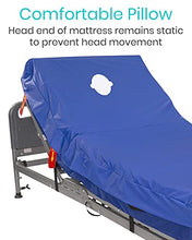 Load image into Gallery viewer, Vive 8&quot; Alternating Pressure Mattress - Low Air Loss Hospital Replacement Mattress - Medical Bed Topper for Pressure Ulcers and Bed Sores - Variable, Inflatable Pressure Pump System

