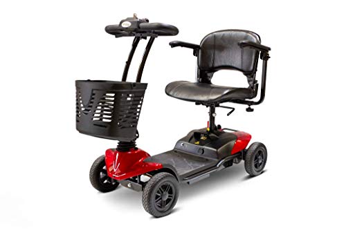 EWheels Medical EW-M35 Lightweight 4-Wheel Mobility Scooter, Electric Wheelchairs for Adults, Extended Range Battery with Charger and Basket, Max Speed 4 Mph, L39.4