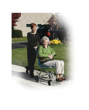 Load image into Gallery viewer, Drive Medical Lightweight Folding Transport Wheelchair With Carry Bag &amp; Flip-Backs Arms
