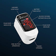 Load image into Gallery viewer, Care Touch Fingertip Pulse Oximeter with Lanyard | For Measuring Pulse Rate and SP02, White

