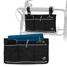 Load image into Gallery viewer, Pembrook Wheelchair Side Bag with Pouches - Great for Electric Wheelchairs, Electric Scooter, Walker Accessories, &amp; Other Mobility Devices - Lightweight Nurse Bag and Organizer for Medical Chairs
