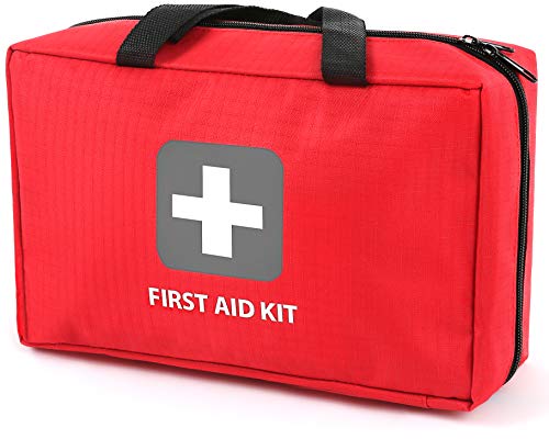 First Aid Kit – 291 Pieces of First Aid Supplies | Hospital Grade Medical Supplies for Emergency and Survival Situations | Ideal for Car, Trucks, Camping, Hiking, Travel, Office, Sports, Pets, Hunting, Home