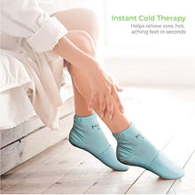 Load image into Gallery viewer, NatraCure Cold Therapy Socks - Reusable Gel Ice Frozen Slippers for Feet, Heels, Swelling, Edema, Arch, Chemotherapy, Arthritis, Neuropathy, Plantar Fasciitis, Post Partum Foot, Size: Small/Medium
