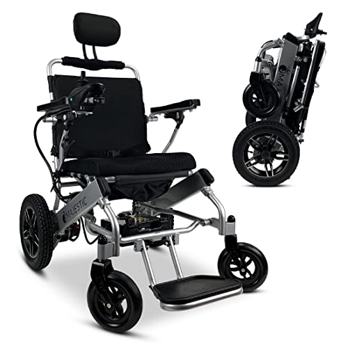 2021 New Folding Ultra Lightweight Electric Power Wheelchair, Silla de Ruedas Electrica, Airline Approved and Air Travel Allowed, Heavy Duty, Mobility Motorized, Portable Power (20