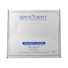 Load image into Gallery viewer, Dental Disposable Headrest Cover Plastic 11.25&quot; X 10&quot; 250/box Clear #P5013 Safedent
