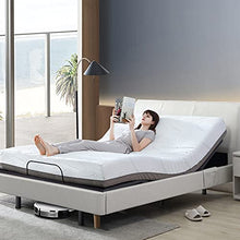 Load image into Gallery viewer, Adjustable Bed Frame, Smart Electric Adjustable Bed Base with Wireless Remote, Adjustable Legs, Head and Foot Incline, Twin XL Size
