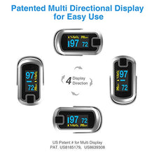 Load image into Gallery viewer, mibest OLED Finger Pulse Oximeter, O2 Meter, Dual Color White/Silver
