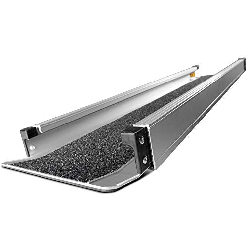 Titan Ramps Wheelchair Loading Ramp 4' - 7' Aluminum Portable with Carry Bag