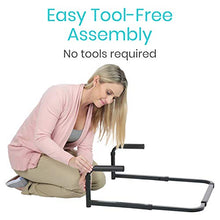 Load image into Gallery viewer, Vive Stand Assist - Mobility Standing Aid Rail for Couch, Chair - Assistance Handle for Patients, Elderly, Seniors and Disabled - Safety Grab Bar for Sitting, Sofa, Home - Adjustable, Portable Device
