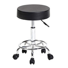 Load image into Gallery viewer, Teeker Swivel Stool Chair Beauty Salon Equipment Height Adjustable Rolling Stool Tattoo Massage Salon Spa Medical Clinic Dentist Chair Lab Office and Home Stool (Black)
