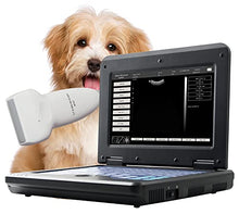 Load image into Gallery viewer, CONTEC CMS600P2 Vet Veterinary use Portable Laptop B-Ultra Sound Scanner Machine for Horse/Equine/Cow/Sheep use (Linear Probe)
