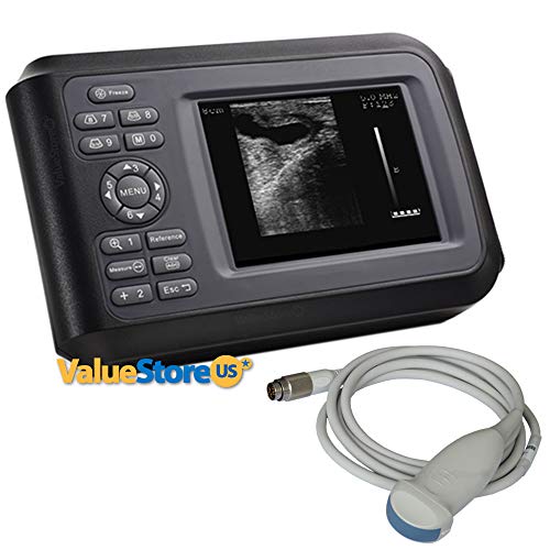 Ultrasound Scanner Veterinary Pregnancy V16 with 4.5 MHz Micro Convex Probe for Dogs and Cats.