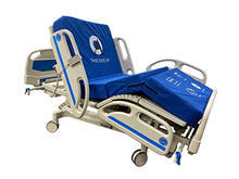Load image into Gallery viewer, Point A Premium 5 Function Full Electric Hospital ICU Bed with 5.9&quot; Memory Foam Mattress Included (Central Locking System with 6&quot; Casters, Battery Back-up System and LINAK Motor and Control System)

