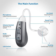 Load image into Gallery viewer, Hearing Aids, Onebridge Digital Hearing Amplifier Aids Sound Amplifiers Hearing Assist Magnetic Contact Charging Sound Device Noise Reduction Technology for Clear Calls 3 Working Programs 1 Pair
