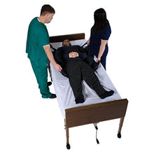Load image into Gallery viewer, Patient Aid Positioning Sheet with Handles 40&quot; x 36&quot; | For Patient Transfers, Turning and Repositioning in Beds | For Hospitals &amp; Home Care | Assist Moving Elderly &amp; Disabled Patients | 400lb Capacity
