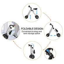 Load image into Gallery viewer, TopMate ES31 Foldable Electric Scooter Mini Tricycle, Electric Mobility Scooter with Reverse Function and Screen Display, Key Switch and 3 speeds Folding Electric Trike, Lightweight Scooter for Travel
