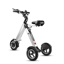 Load image into Gallery viewer, TopMate ES32 Electric Scooter Mini Tricycle for Adult, Folding Electric Mobility Scooter with 10 Inche Pneumatic Tires and Reverse Function, Key Switch and LED Display Electric Trike for Travel
