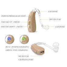Load image into Gallery viewer, Banglijian Hearing Aid Rechargeable Ziv-201 Digital Noise Reduction and Feedback Cancellation Small Size
