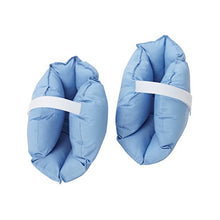 Load image into Gallery viewer, DMI Heel Cushion Protector Pillow to Relieve Pressure from Sores and Ulcers, Adjustable in Size, Sold as a Set of 2, Blue
