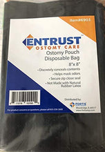 Load image into Gallery viewer, Ostomy pouch disposable bag 8&quot;x8&quot; by Fortis Entrust (60 bags in 1 pack)
