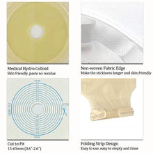 Load image into Gallery viewer, SUCONBE 10pcs Ostomy Bag with Twist-Tie for Ileostomy Stoma Care, colostomy Supplies, One Piece Drainable Pouches for Ileostomy Stoma Care

