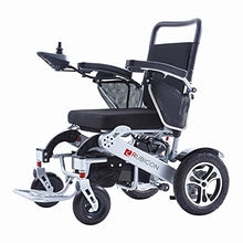 Load image into Gallery viewer, Rubicon Deluxe Electric Wheelchairs, All Terrain, Powerful ual Motor Wheelchair, Heavy Duty, Lightweight, Foldable, Durable, Dual Battery Travel Power Wheelchair (Remote Control - Long Range)
