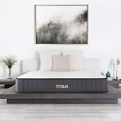 Brooklyn Bedding Titan 11-Inch TitanFlex Hybrid Mattress with TitanCaliber Coils, Queen