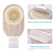Load image into Gallery viewer, KONWEDA Ostomy Bags, One Piece Drainable Pouches for Colostomy Ileostomy Stoma Care, Cut-to-Fit (Pack of 10)
