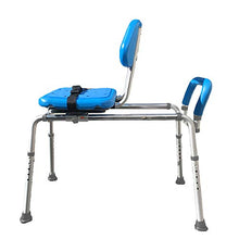 Load image into Gallery viewer, Gateway Premium Sliding Bath Transfer Bench with Swivel Seat-Padded (Blue)
