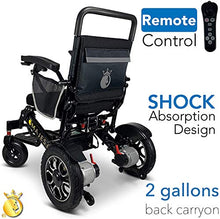 Load image into Gallery viewer, 2022 Model New Hawk Folding Ultra Lightweight Electric Power Wheelchair, Silla de Ruedas Electrica, Air Travel, Heavy Duty, Mobility Motorized, Portable Power Chair
